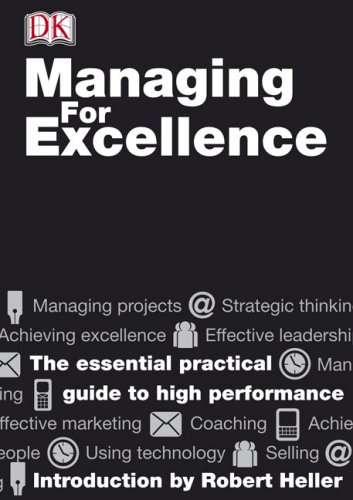 Imagen de archivo de Managing For Excellence a la venta por SecondSale