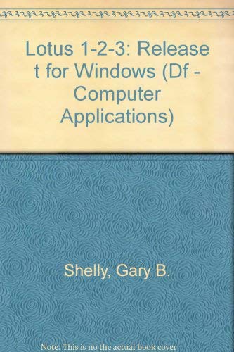 Imagen de archivo de Lotus 1-2-3 Release 5 for Windows Double Diamond Edition (Df - Computer Applications) a la venta por BooksRun