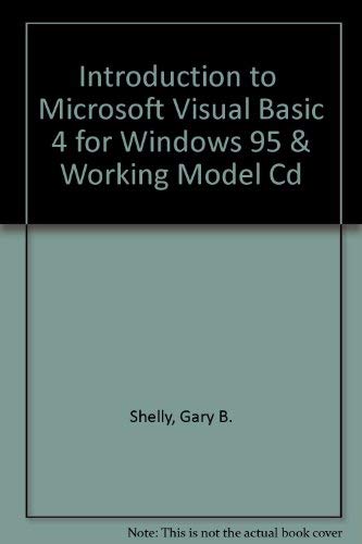 Beispielbild fr Introduction to Microsoft Visual Basic 4 for Wind zum Verkauf von Ergodebooks