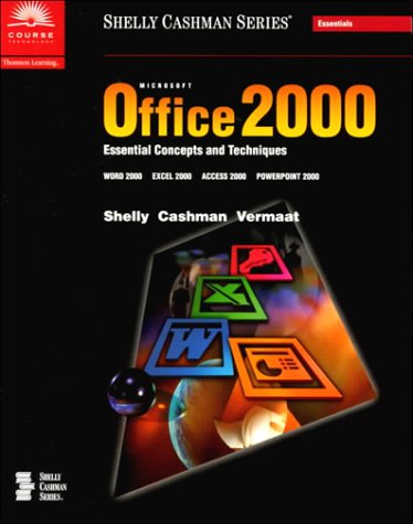 Imagen de archivo de Microsoft Office 2000 : Essential Concepts and Techniques a la venta por Better World Books