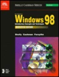 Beispielbild fr Microsoft Windows 98 Introductory Concepts and Techniques, Web Style zum Verkauf von Books Puddle