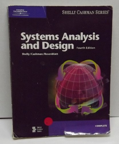 Imagen de archivo de Systems Analysis and Design a la venta por Better World Books