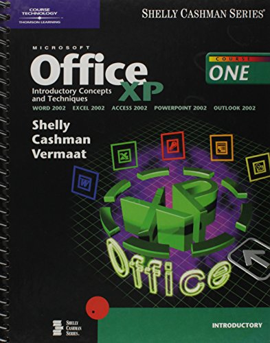 9780789563859: Microsoft Office XP: Introductory Concepts and Techniques (Shelly Cashman Series)