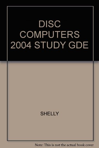Discovering Computers 2004 Study Guide (9780789567055) by Shelly, Gary B.; Cashman, Thomas J.; Nuscher, David N.