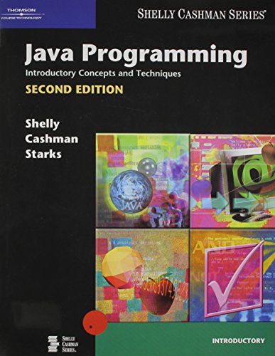 Imagen de archivo de Java Programming: Introductory Concepts and Techniques, Second Edition (Shelly Cashman) a la venta por HPB-Red