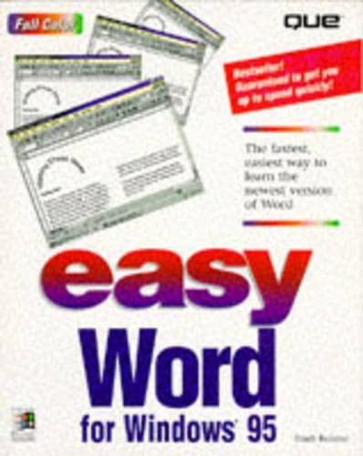 9780789700810: Easy Word 7 for Windows 95