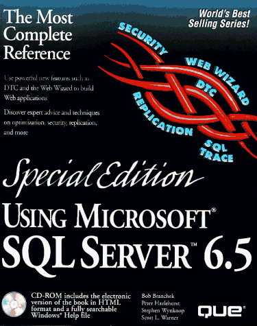 Imagen de archivo de Using Microsoft SQL Server 6.5 a la venta por HPB-Red