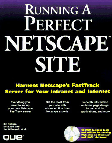 Imagen de archivo de Running a Perfect Netscape Site a la venta por Ergodebooks