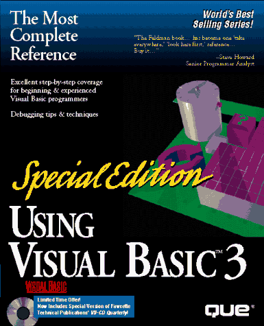 Beispielbild fr Using Visual Basic 3/Book and Cd zum Verkauf von Irish Booksellers