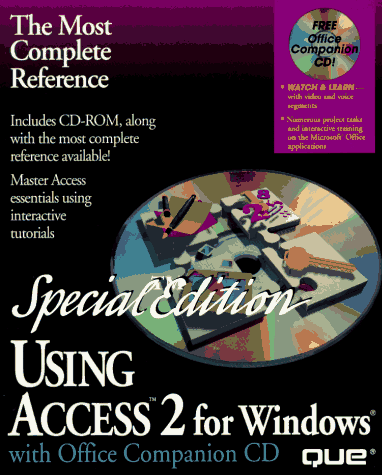 9780789703507: Special Edition (Using Access 2.0 for Windows)