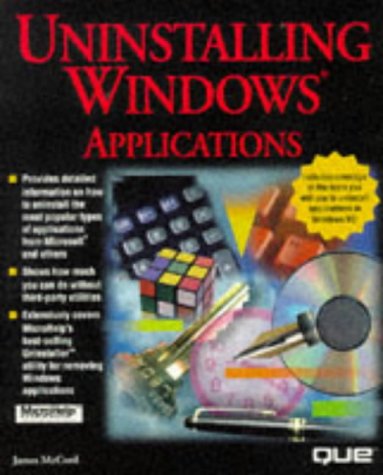 Stock image for Uninstalling Windows Applications for sale by Wonder Book