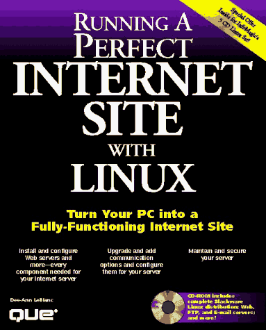 9780789705143: Running a Perfect Internet Site with Linux