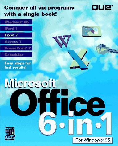 9780789705594: Microsoft Office 6 in 1 for Windows 95