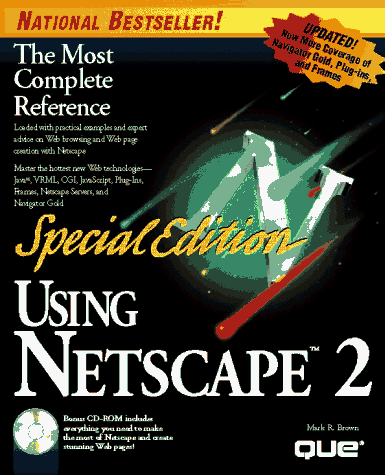 Beispielbild fr Using Netscape 2 zum Verkauf von HPB-Red