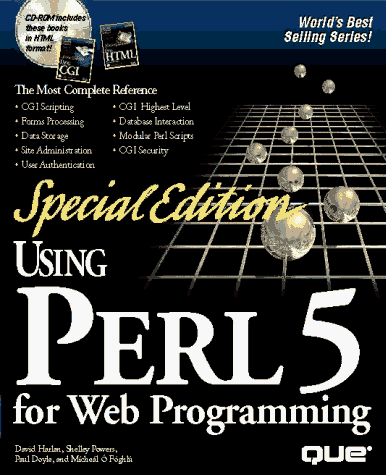 Beispielbild fr Special Edition Using Perl 5 for Web Programming zum Verkauf von Wonder Book