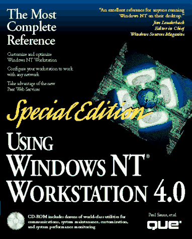Using Windows Nt Worskstation 4.0 (9780789706737) by Paul Sanna