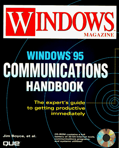 Stock image for Windows 95 Communications Handbook. (includes CD-ROM in rear pocket; not opened). for sale by Eryops Books
