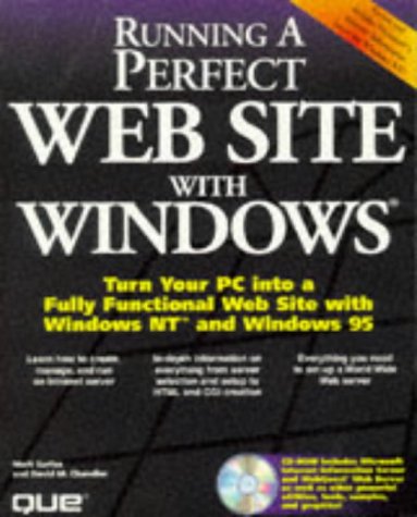 Imagen de archivo de Running a Perfect Web Site With Windows a la venta por SecondSale