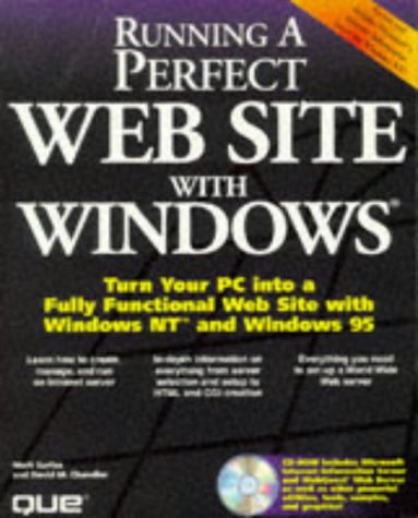 Running a Perfect Web Site With Windows (9780789707635) by Surfas, Mark; Chandler, David M.; Anthony, Tobin; Darnell, Rick; Estabrook, Noel; Graber, Jeffrey; Hubbard, Chris; Ladd, Eric; Parker, Robert;...