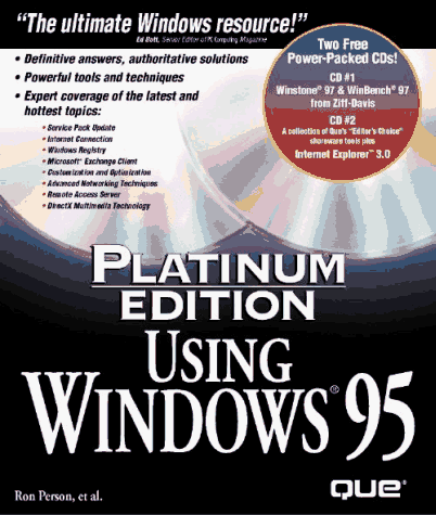 Stock image for Using Windows Platinum Edition. for sale by Alien Bindings