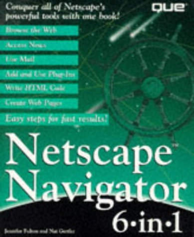 Beispielbild fr Netscape Navigator 6 in 1 zum Verkauf von Wonder Book