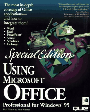 Stock image for Using Microsoft Office Professional for Windows 95 for sale by Ergodebooks