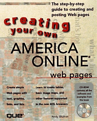 9780789709011: Creating Your Own America Online Web Pages