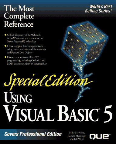 Stock image for Using Visual Basic Special Edition (Using . (Que)) for sale by Ergodebooks