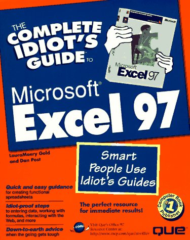 Imagen de archivo de The Complete Idiot's Guide to Microsoft Excel 97 a la venta por Better World Books