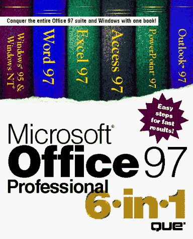 Imagen de archivo de Microsoft Office 97 Professional 6 in 1 a la venta por Wonder Book