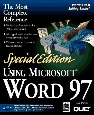 Beispielbild fr Special Edition Using Microsoft Word 97 zum Verkauf von Anderson Book