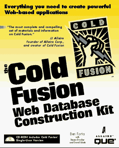 Web Database Construction Kit with Cold Fusion 2.0 (9780789709707) by Forta, Ben