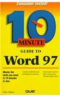 Beispielbild fr 10 Minute Guide to Word 97 zum Verkauf von Better World Books