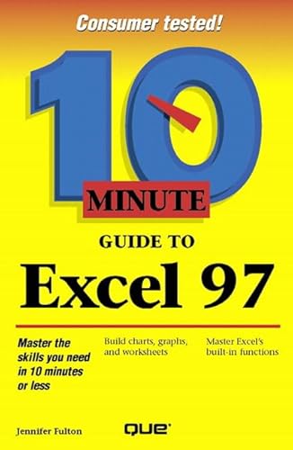 Stock image for 10 Minute Guide to Excel 97 for sale by BookHolders