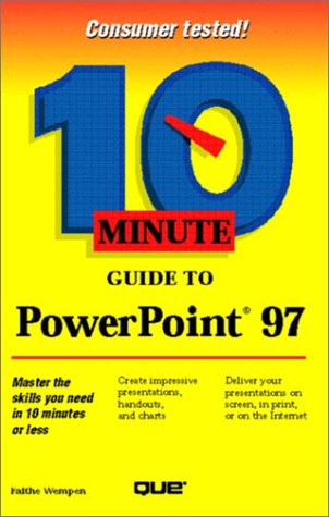 Beispielbild fr 10 Minute Guide to PowerPoint 97 zum Verkauf von WorldofBooks