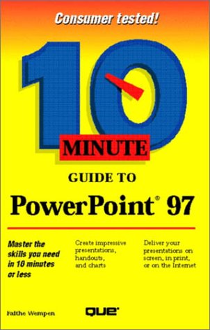 Stock image for 10 Minute Guide to PowerPoint 97 for sale by WorldofBooks