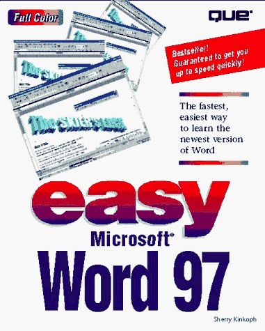 Beispielbild fr Easy Microsoft Word 97 zum Verkauf von Better World Books: West