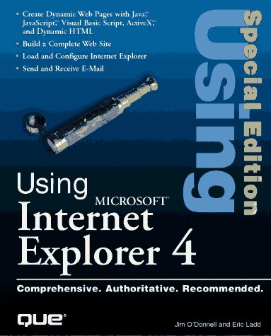 Beispielbild fr Using Microsoft Internet Explorer 4 Special Edition (Special Edition Using) zum Verkauf von WorldofBooks