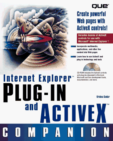 Imagen de archivo de Internet Explorer Plug-Ins and ActiveX Companion a la venta por Better World Books