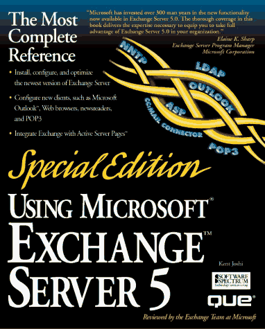 Stock image for Using Microsoft Exchange Server 5 for sale by Irish Booksellers