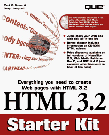 Stock image for Html 3.2 Starter Kit for sale by HPB-Red