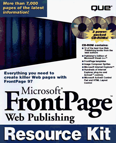Microsoft Frontpage Web Publishing Resource Kit (9780789713049) by Randall, Neil