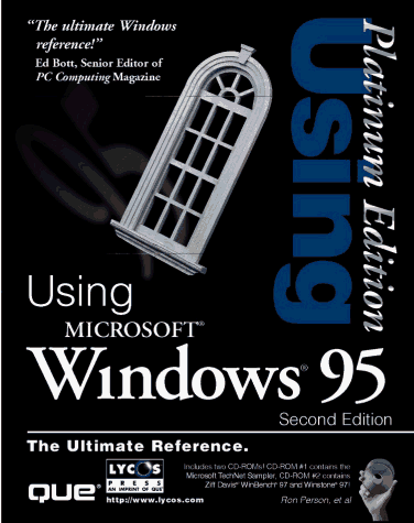 Imagen de archivo de Platinum Edition Using Windows 95 a la venta por -OnTimeBooks-