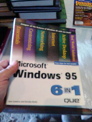Microsoft Windows 95 6-In-1 (9780789713858) by Calabria, Jane; Burke, Dorothy; Ulrich, Laurie Ann; Trost, Susan