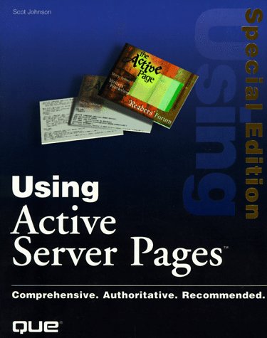 Beispielbild fr Using Active Server Pages : Special Edition zum Verkauf von Better World Books