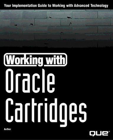Working With Oracle Cartridges (9780789714176) by Shiflett, Steve; Duer, Joe