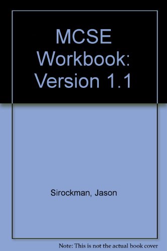 Mcse Workbook (VERSION 1.1) (9780789716446) by Sirockman, Jason