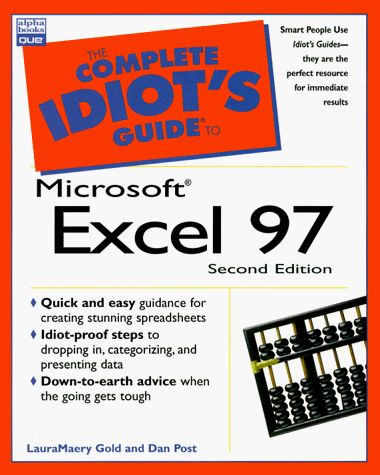 Imagen de archivo de The Complete Idiot's Guide to Microsoft Excel 97 a la venta por WorldofBooks