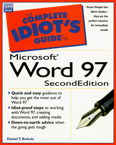 9780789716972: Complete Idiot's Guide to Word 97 (The Complete Idiot's Guide)