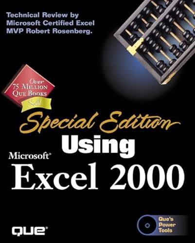 Stock image for Special Edition Using Microsoft Excel 2000 for sale by Ergodebooks